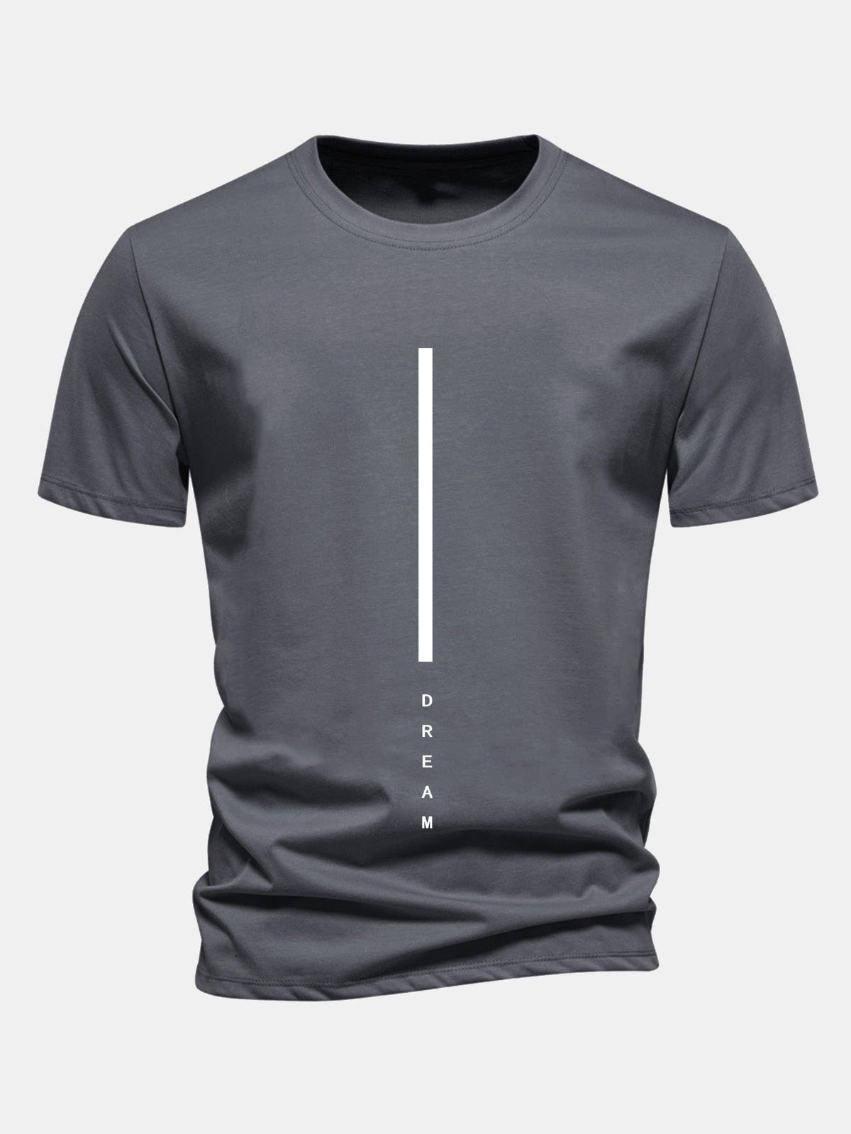 Regular Fit Dream Stripe Print Cotton T-Shirt
