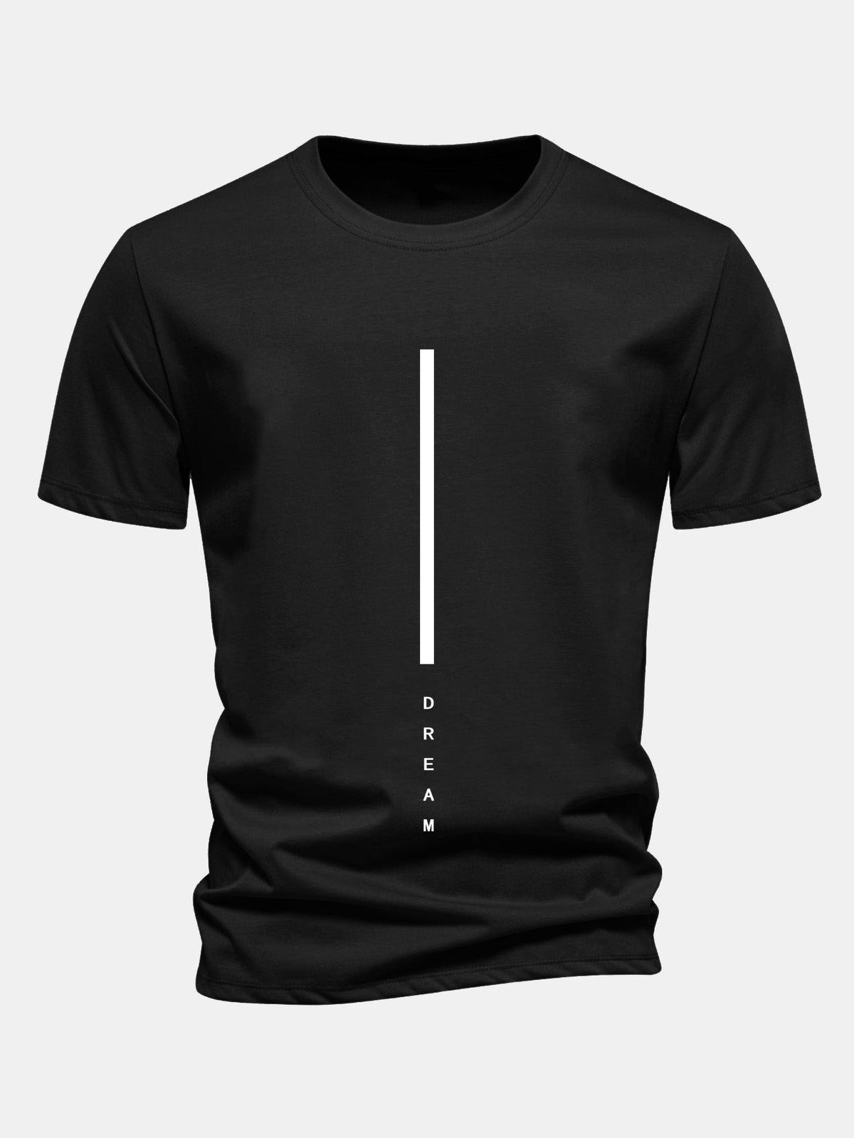 Regular Fit Dream Stripe Print Cotton T-Shirt