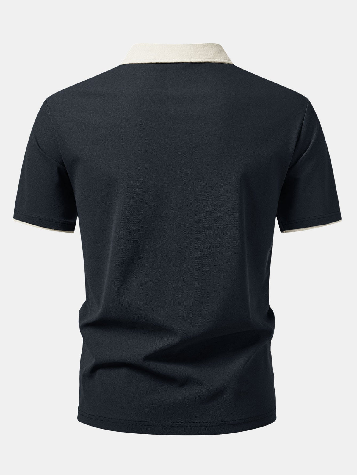Contrast Collar Polo