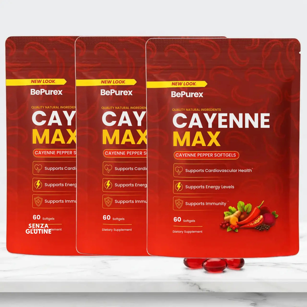 BePurex Cayenne Pepper Softgels