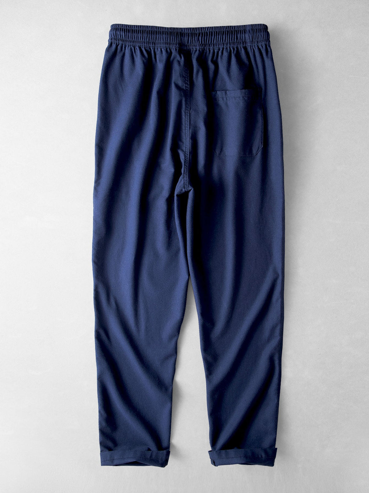 Short Sleeve Linen Look Button Up Shirt & Straight Leg Linen Pants