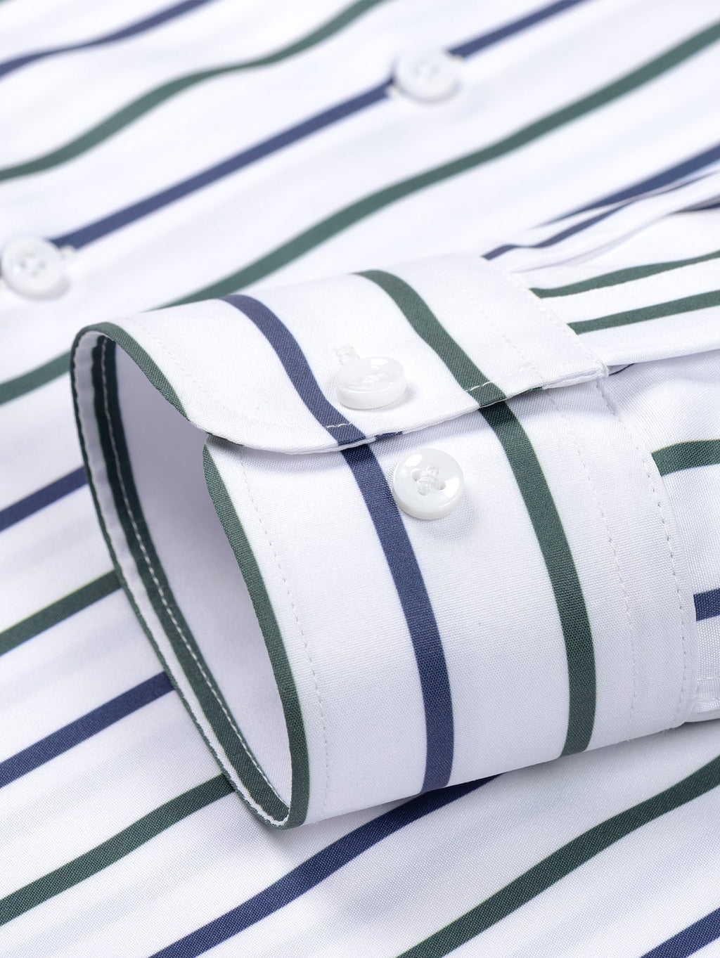 Long Sleeve Stripe Button Up Shirt