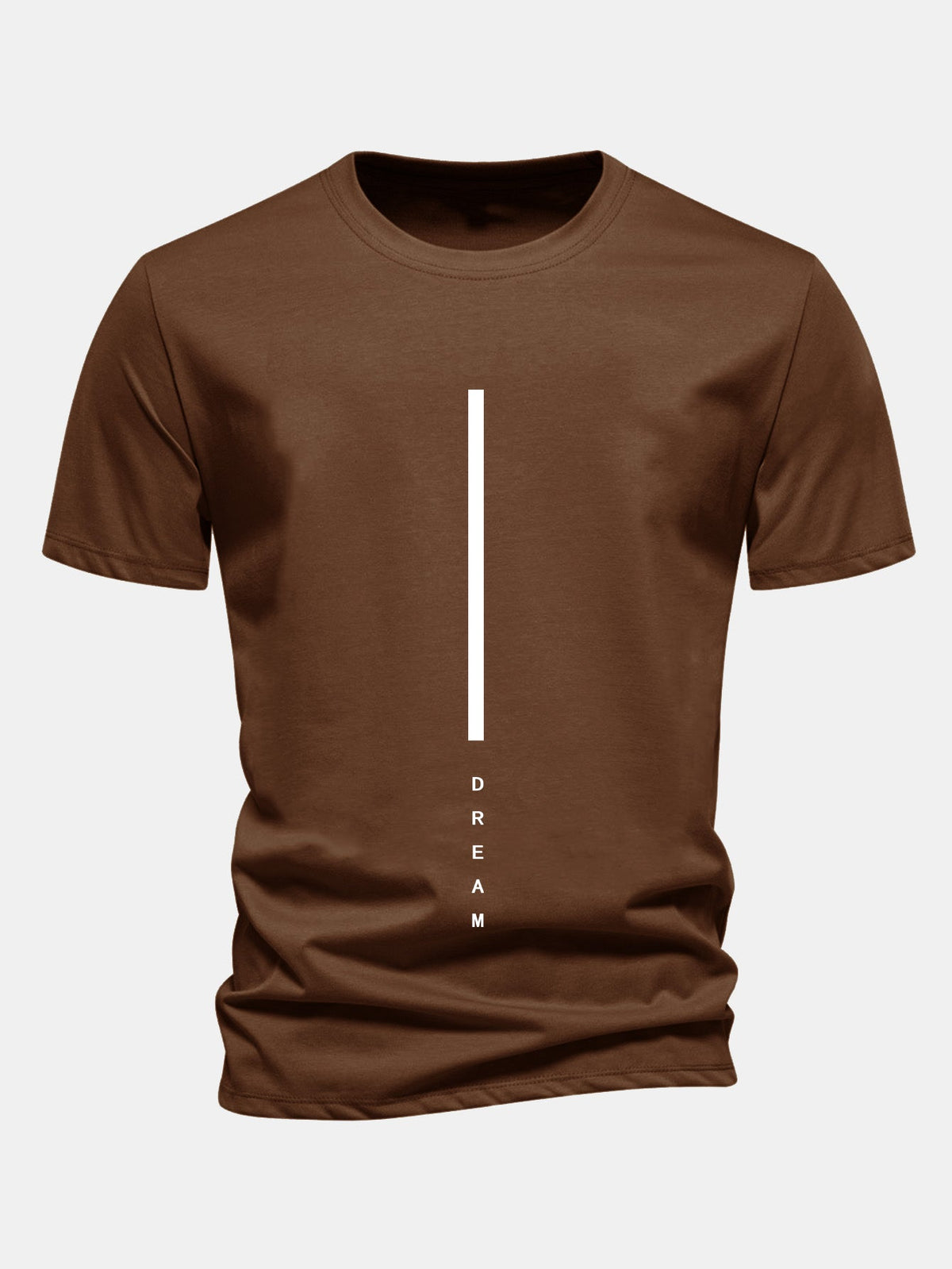 Regular Fit Dream Stripe Print Cotton T-Shirt