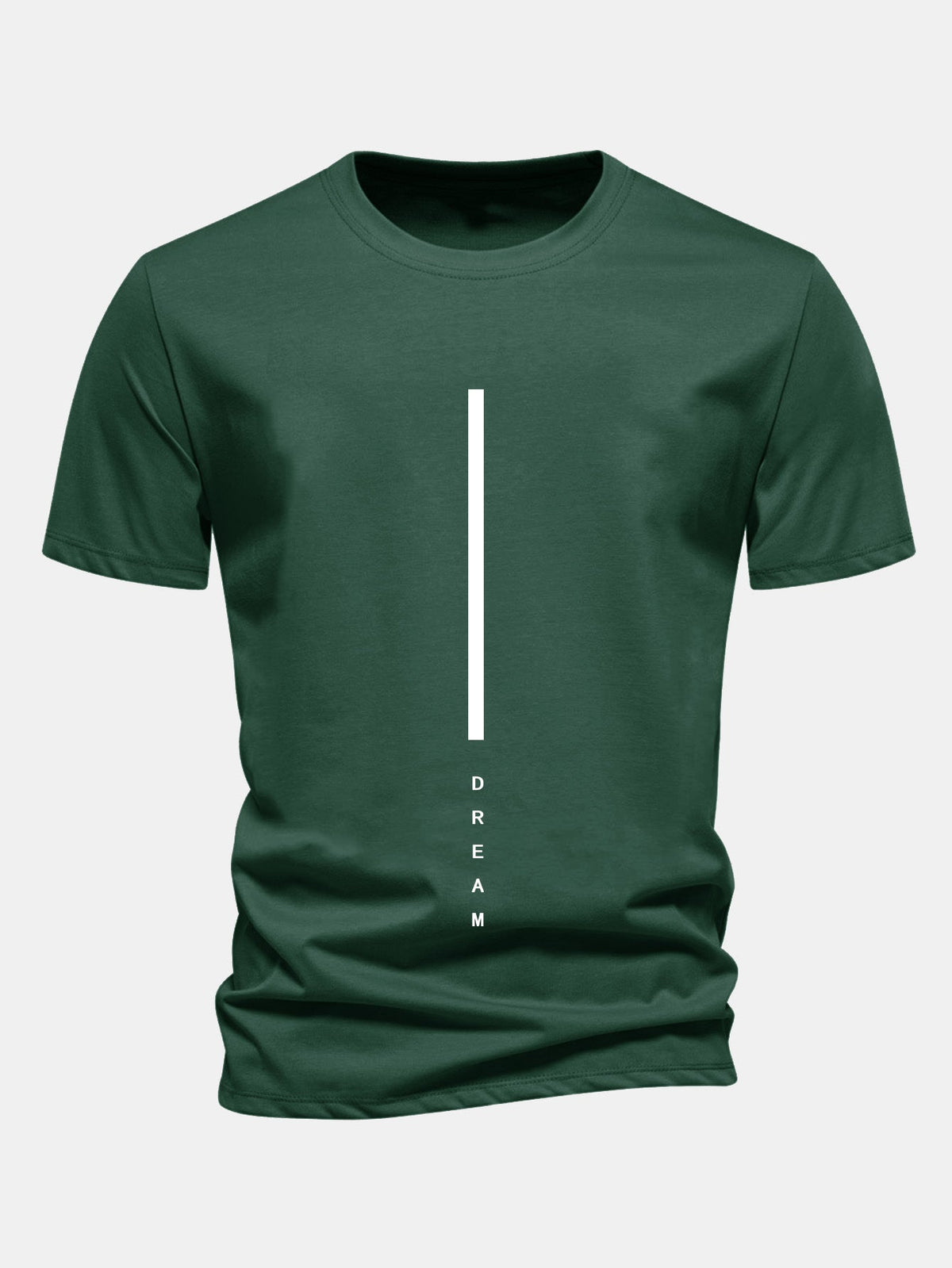 Regular Fit Dream Stripe Print Cotton T-Shirt