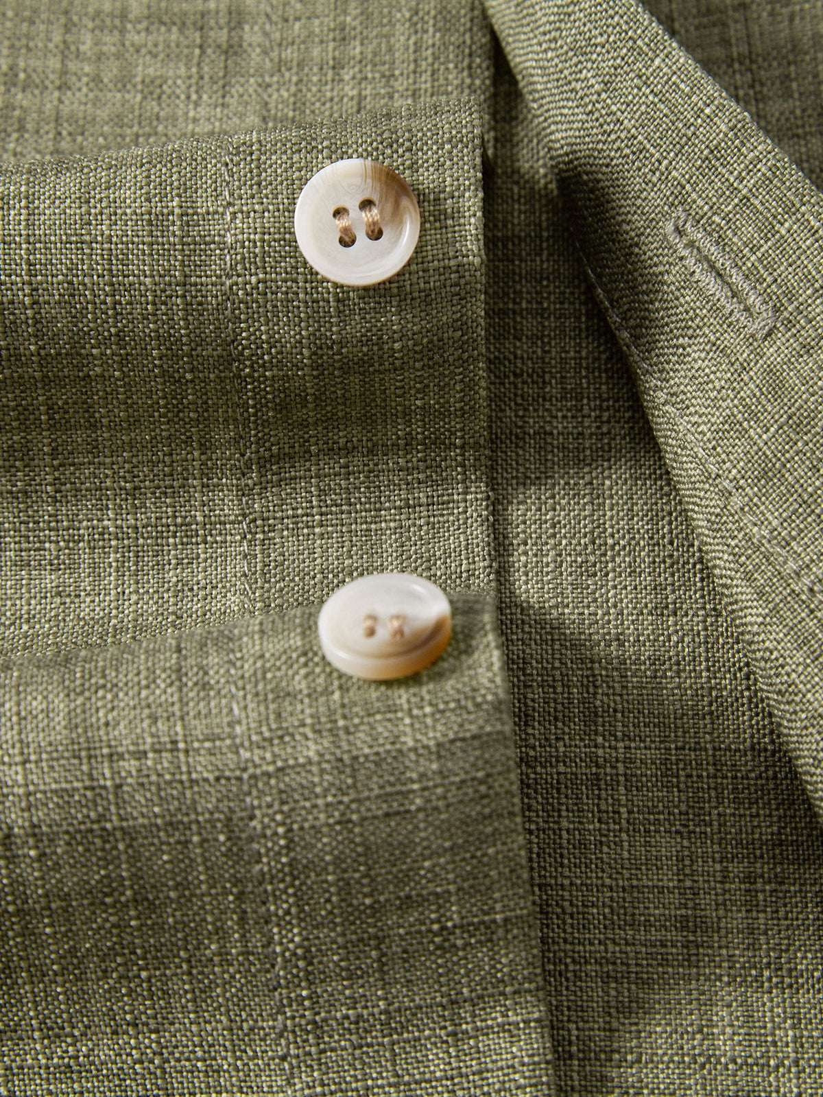 Linen Look Button Up Shirt & Crinkle Textured Drawstring 5" Shorts